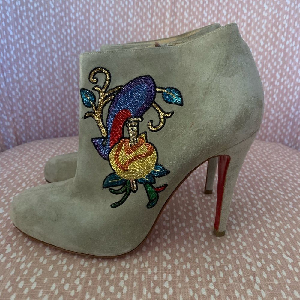 Christian Louboutin CUSTOM Booties 100mm